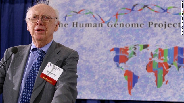 Watson was the first director of the Human Genome Project, which ended in 2003. The effort drew a complete map of the human genome. 