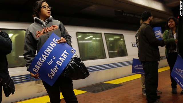 Bay Area transit workers threaten strike