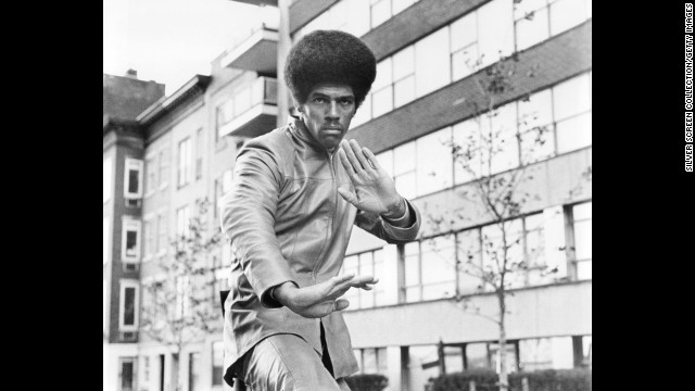 <a href='http://www.cnn.com/2013/07/01/showbiz/jim-kelly-death/index.html?hpt=hp_t2'>Jim Kelly</a>, a martial artist best known for his appearance in the 1973 Bruce Lee movie "Enter the Dragon," died on June 29 of cancer. He was 67. After a brief acting career, he became a ranked professional tennis player on the USTA senior men's circuit. Here he appears in the 1974 film "Three the Hard Way."