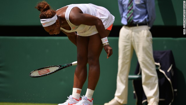 Williams, who had previously gone 34 matches without defeat, struggled to match her opponent in the opening set as Lisicki made a superb start.
