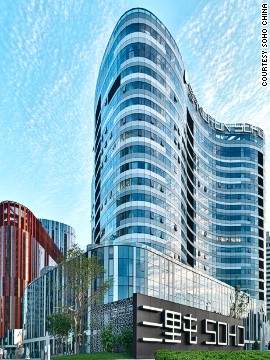 Sanlitun SOHO, completed in 2010, comprises of five shopping malls and nine office or apartment buildings of varying heights in Beijing.