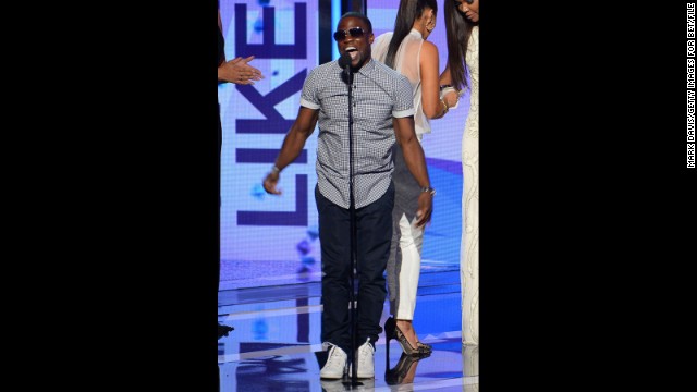 Hart speaks onstage during the 2013 BET Awards at the Nokia Theatre L.A. Live on June 30, 2013, in Los Angeles.