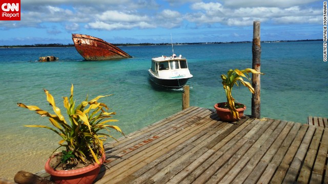 Natalie Montanaro says she loves the calm waters of Pangaimotu in the South Pacific. Read more about the island on <a href='http://ireport.cnn.com/docs/DOC-834426'>CNN iReport</a>.