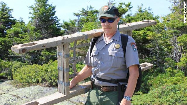 Park ranger Charlie Jacobi, natural resource and visitor use specialist, has worked at Acadia for almost 30 years.