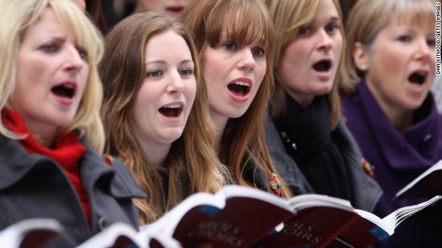 Choir singers’ hearts beat as one