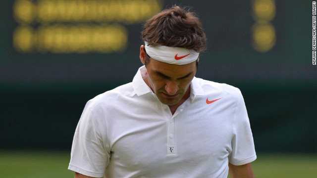 Roger Federer's second-round loss at Wimbledon sent the 17-time grand slam winner's ranking outside the top four. 