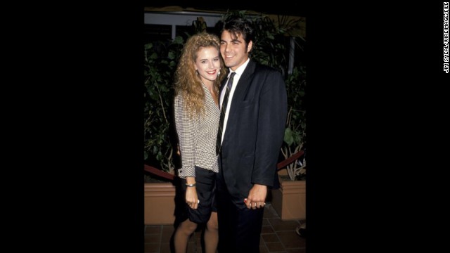 Kelly Preston: Before Kelly Preston wed John Travolta, she was attached to Clooney. The actress lived with the actor during their courtship, which began in 1987. Clooney gave Preston a pet pig as a gesture of love, which he ended up keeping after they broke up in 1989. 