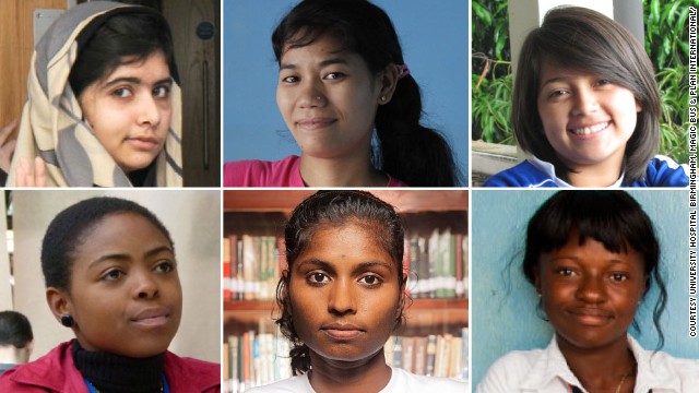 As Malala Yousafzai, the 16-year-old Pakistani schoolgirl shot by the Taliban for campaigning for girls' education, prepares to lead the first youth takeover of the United Nations General Assembly, we meet five other female campaigners around the world. These are all inspirational young women who have overcome poverty and hardship and are passionate about giving something back to their communities.