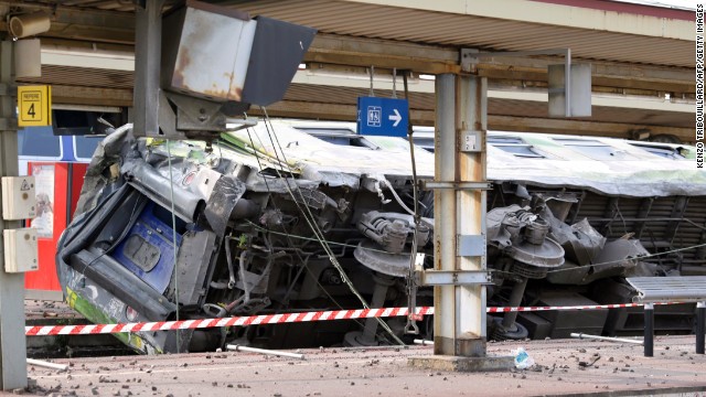 Una conexión defectuosa fue la causa del accidente de tren de París
