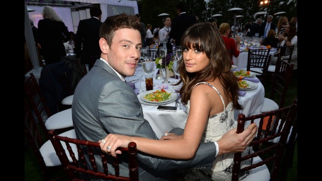 Cory Monteith's birthday tribute from Lea Michele