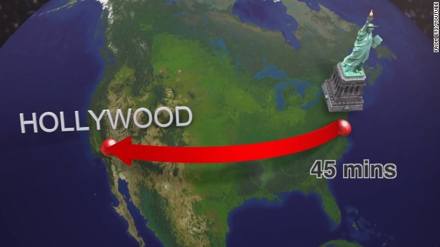 As crazy as it sounds, if moving at their projected speeds the capsules could travel from New York to Southern California -- a journey of some 3,000 miles -- in about 45 minutes. <a href='https://twitter.com/elonmusk/status/356776740409974785' target='_blank'>Musk says he will publish an alpha, or early design</a>, of the prototype system next month.