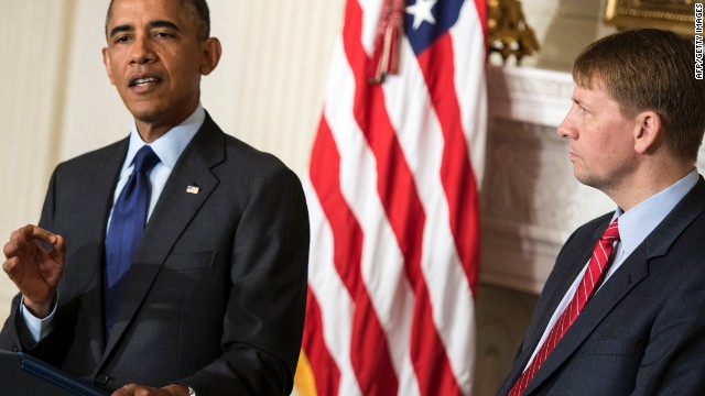 Obama glad Cordray 'finally confirmed' by Senate