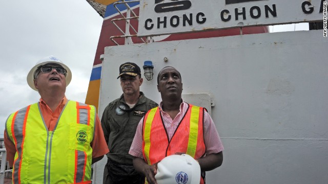 Panama asks U.S. for help with North Korean ship