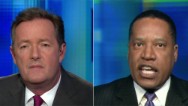 "I think you're stupid!" Larry Elder to Morgan