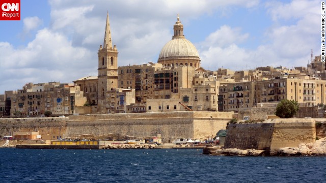 "One gets a feeling of living history in Malta," said Alan Patrick Watts, who shot this photo in the Mediterranean island nation's <a href='http://ireport.cnn.com/docs/DOC-979925'>capital city of Valletta</a>. It "has a huge concentration of historic sites."