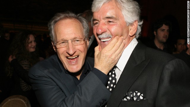 Producer and director Michael Mann, left, and Farina attend HBO's "Luck" Los Angeles premiere after-party on January 25, 2012, in Hollywood, California.