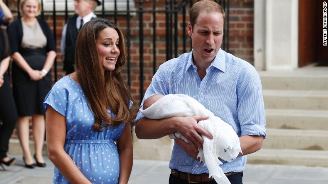 "It's very special," said William. The prince has already changed his first diaper, the couple told reporters.