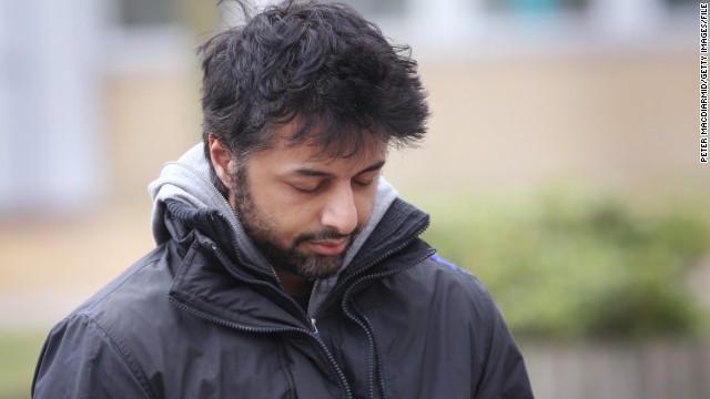 Shrien Dewani, accused of hiring hit men to kill his wife, leaves a court in London in March 2011.