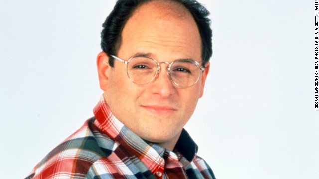 George Costanza: The long-suffering best friend of Jerry Seinfeld on NBC's "Seinfeld," portrayed by actor Jason Alexander.