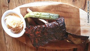Beale St. short ribs are smoked for six hours.