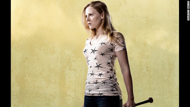 Amy (Emma Bell) was bitten by a zombie. Her sister, Andrea, had to put her down after she revived as a zombie.