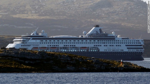 During a surprise visit in August 2012, CDC inspectors found multiple sanitation violations on the <a href='http://www.cnn.com/2012/09/25/travel/cdc-cruise-ship/index.html?iref=allsearch'>Holland America ship ms Veendam</a> (shown here in March 2012). The CDC found enough violations, including brown liquid dripping on clean dishes and a fly on the buffet, to give the Veendam a failing grade.