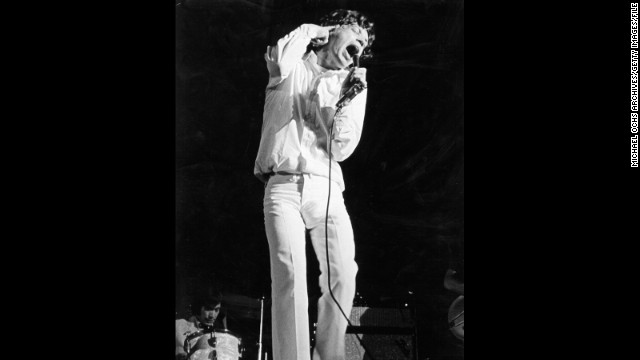 Jagger's preference for a slim-cut trouser makes sense when you consider the era in which he became famous. Seen here in 1966, the rocker's trousers were also a sign of the times. 