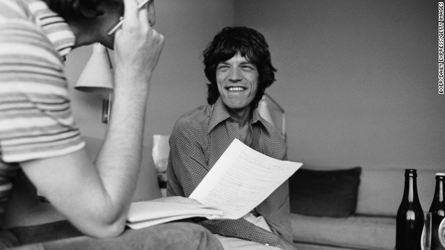 Daily Express entertainment writer David Wigg interviews Mick Jagger in 1973.