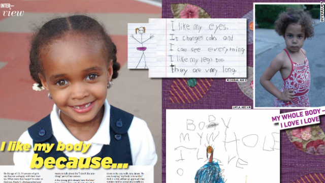 The first issue of Interrupt magazine asks 8-year-old girls what they like about their bodies.