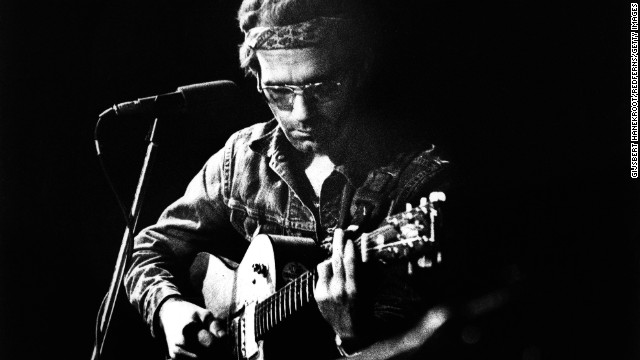 Musician JJ Cale died Friday, July 26, after suffering a heart attack. He was 74. Above, Cale performs at the Carre Theatre in Amsterdam in 1973.