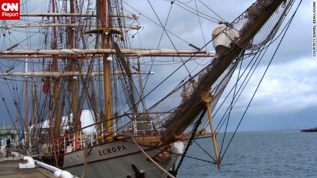 Tall ships from around the world, like this one from the Netherlands, are <a href='http://ireport.cnn.com/docs/DOC-1012360'>traveling to Australia</a> to celebrate the centennial of the first entry of the Royal Australian Navy's Fleet into Sydney Harbour. They are docked in Fremantle for a few days before visiting other parts of the country. 