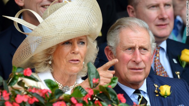 Prince Charles, the heir to the British throne, and his wife the Duchess of Cornwall attend the Melbourne Cup -- Australia's most famous race -- in 2012. 