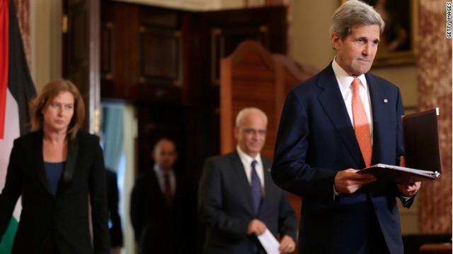 Kerry 'feels the clock ticking' on Mideast peace agreement