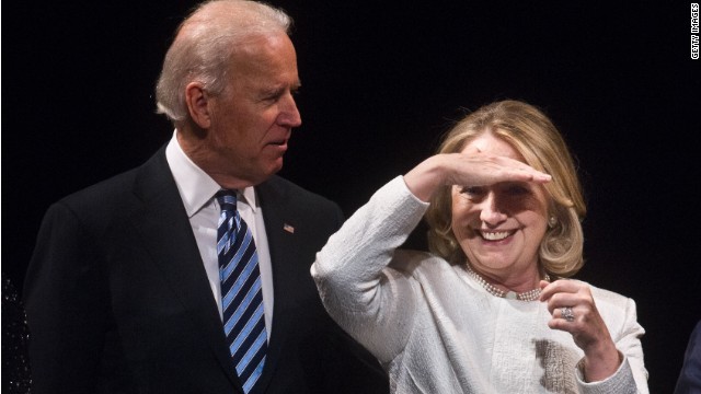 Did Hillary take a swipe at Biden?