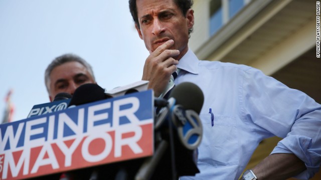Weiner still toward back of pack, according to poll