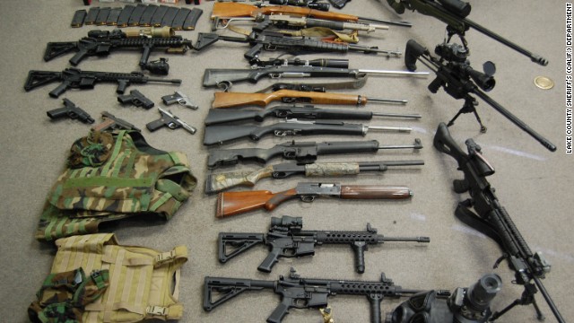 Authorities discovered a large stash of weapons at the farm as well as at Balletto's residence, according to the complaint and U.S. attorney's office. Lake County Sheriff's Department Lt. Chris Chwialkowski said the stash was one of the largest collection of weapons seized in his department's history.