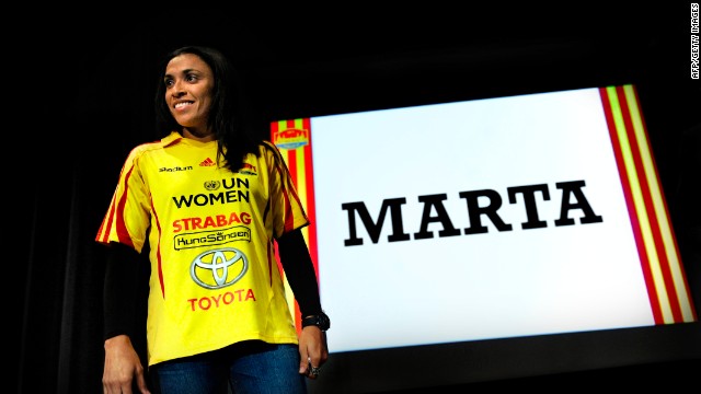 Marta Vieira da Silva, or Marta as she is simply known, is considered the finest female football star on the planet. The Brazilian has won FIFA's World Player of the Year on five out of the nine times she has been nominated.