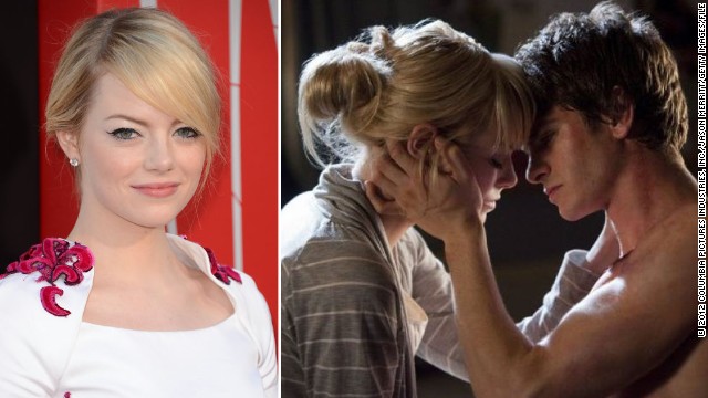 The latest "Spiderman" sweetheart Emma Stone, who played love interest Gwen Stacy in the new remake, is a new entry to the highest-paid actress list. 