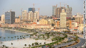 Beach life ... free in Luanda.