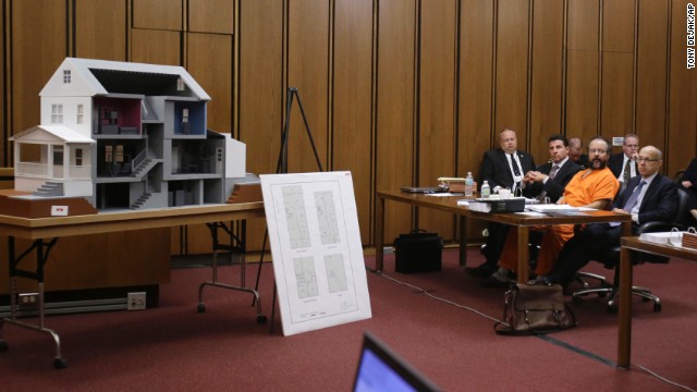 Ariel Castro's sentencing for the kidnapping and rape of three women in Ohio will be issued Thursday, August 1. During the trial, the prosecution presented images from inside the house that reveal the disturbing conditions in which they were held. A model of the house was also included.