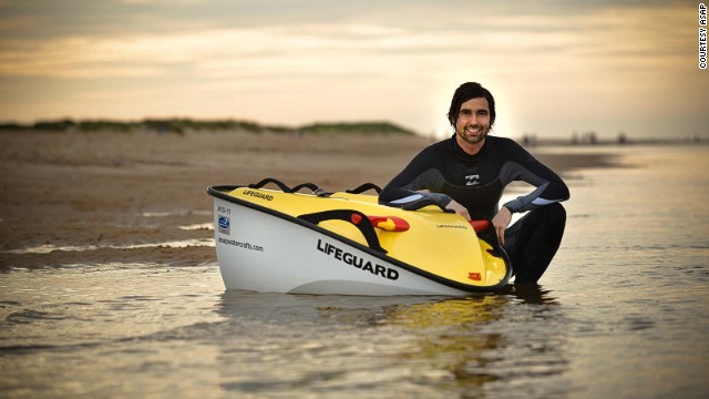 Is it a Jet Ski? Is it a surfboard? No, it's a one-man watercraft powered solely by the sun.