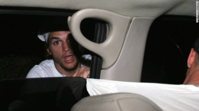 Ashton Kutcher has a rocky history with the paparazzi that extends all the way back to a confrontation in 2005, pictured here. <a href='http://www.youtube.com/watch?v=UP7eeRzwJ-Q&amp;feature=player_embedded' >Then last year</a>, Kutcher was videotaped shoving a photographer -- although he did stop to make sure the guy was OK before getting into his car. 