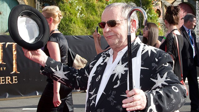 Actor Sylvester McCoy, who played the seventh Doctor from 1989-1996, arrives for the world premiere of 'The Hobbit' movie in Courtenay Place in Wellington on November 28, 2012. 