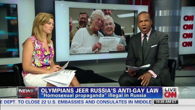 Olympians Jeer Russias Anti Gay Law Cnn Newsroom Blogs 