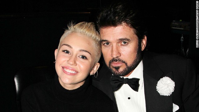 Miley Cyrus wasn't even born when her dad, Billy Ray Cyrus, soared to No. 1 on the country charts with the single "Achy Breaky Heart." Fourteen years later, Miley's dad would join her on the Disney Channel's "Hannah Montana," the series that made her famous. By the time the show ended in 2011, Miley had starred in several movies and scored some hit songs of her own. 