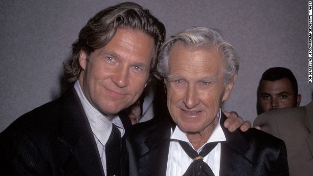 Prolific actor Lloyd Bridges, right, seemed to pass on the acting bug to his son Jeff, left, early on. Dad starred in movies such as 1952's "High Noon" and TV series such as "Sea Hunt," a popular show that young Jeff got his start on in the late '50s. By 1971, Jeff established himself as a breakout star with an acclaimed role in "The Last Picture Show." Lloyd's son Beau also has had a successful career in movies and TV.