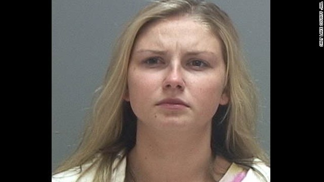 Kendra Gill, who was crowned Miss Riverton in June, and three others are alleged to have thrown explosive devices. 