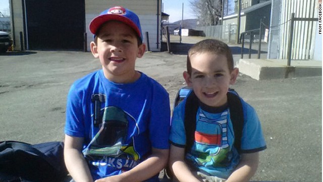Connor and Noah Barthe, aged 6 and 4 were found dead Monday morning.