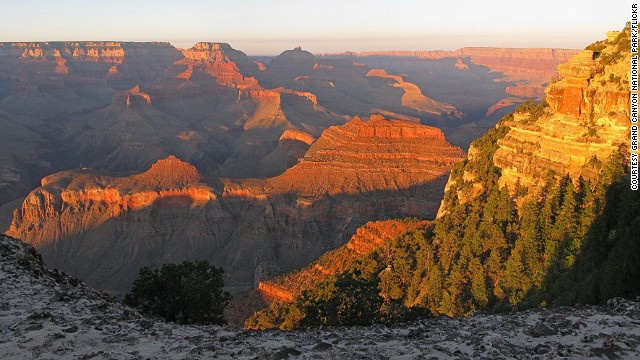 The canyon, in technicolor.