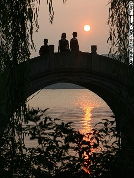 Delicate Leifeng Pagoda on West Lake.